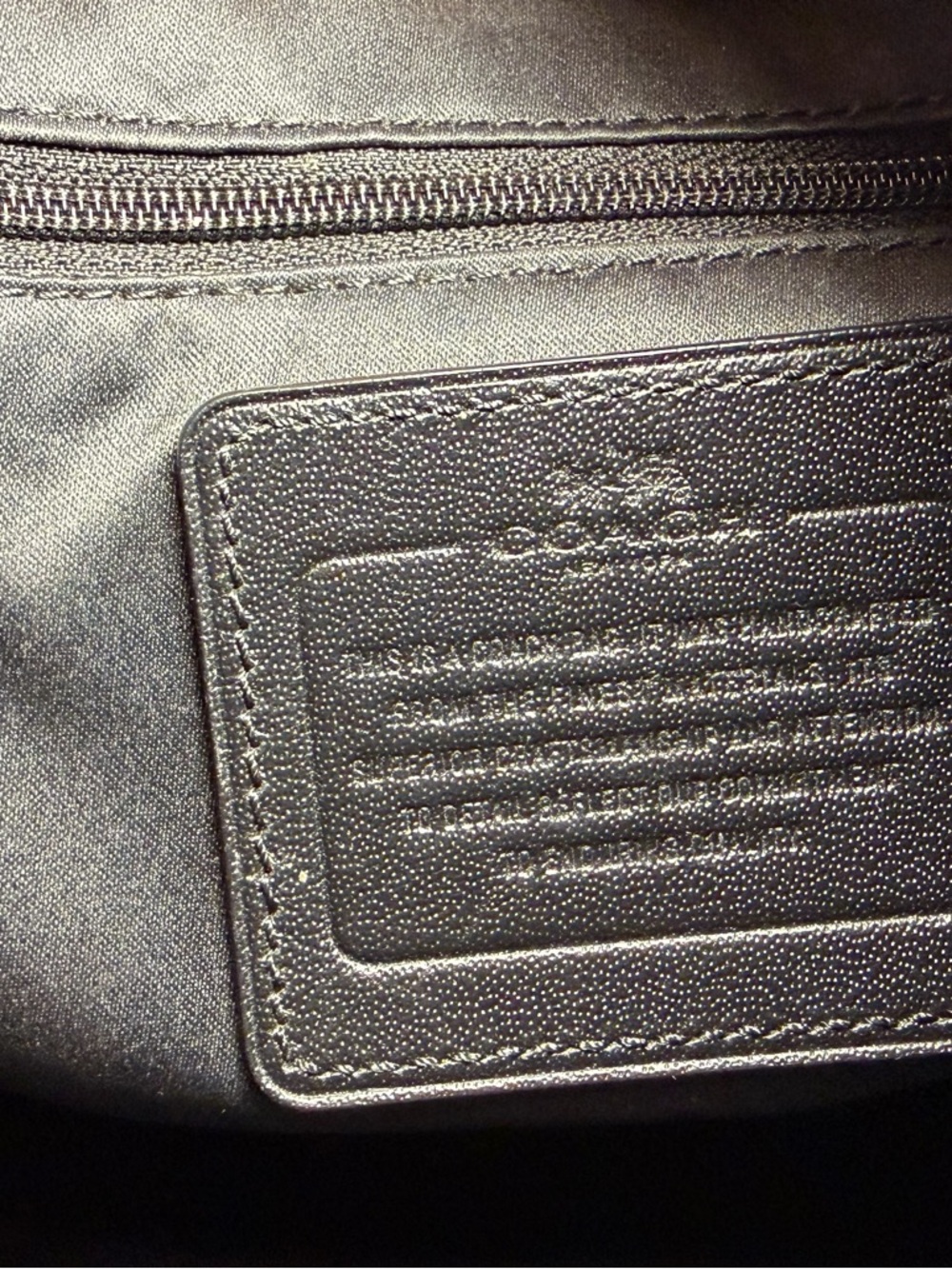 Coach 2014 F29881 Black Leather Charlie Hobo bag - Picture 7 of 9
